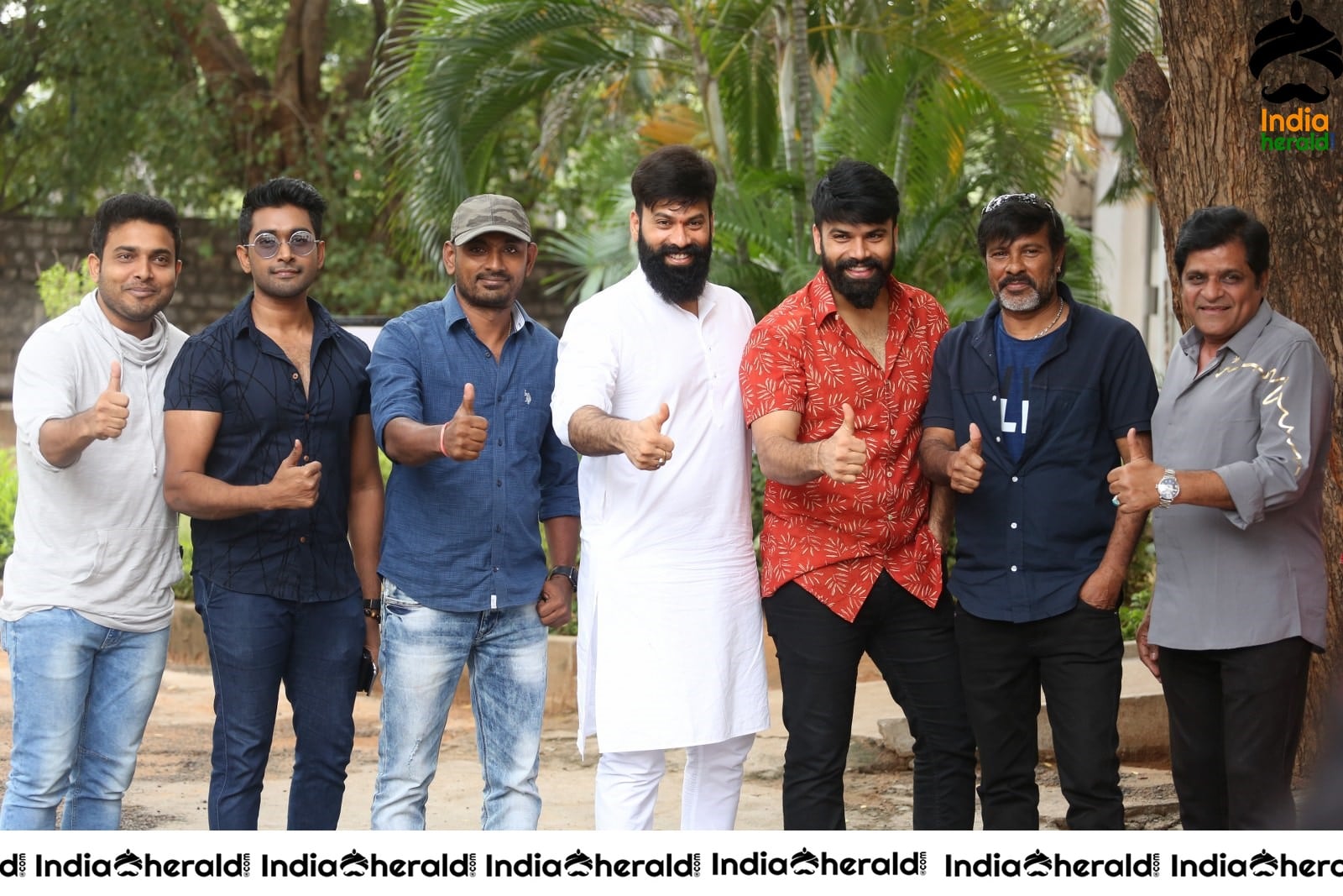 Team Raju Gari Gadhi 3 Group Photos at Success Event Set 2