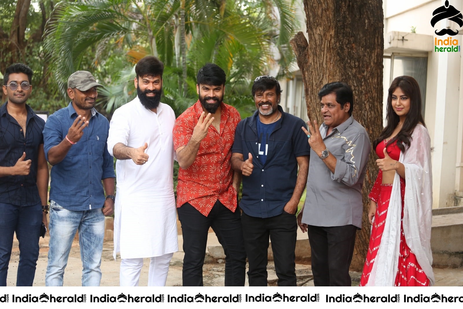 Team Raju Gari Gadhi 3 Group Photos at Success Event Set 2
