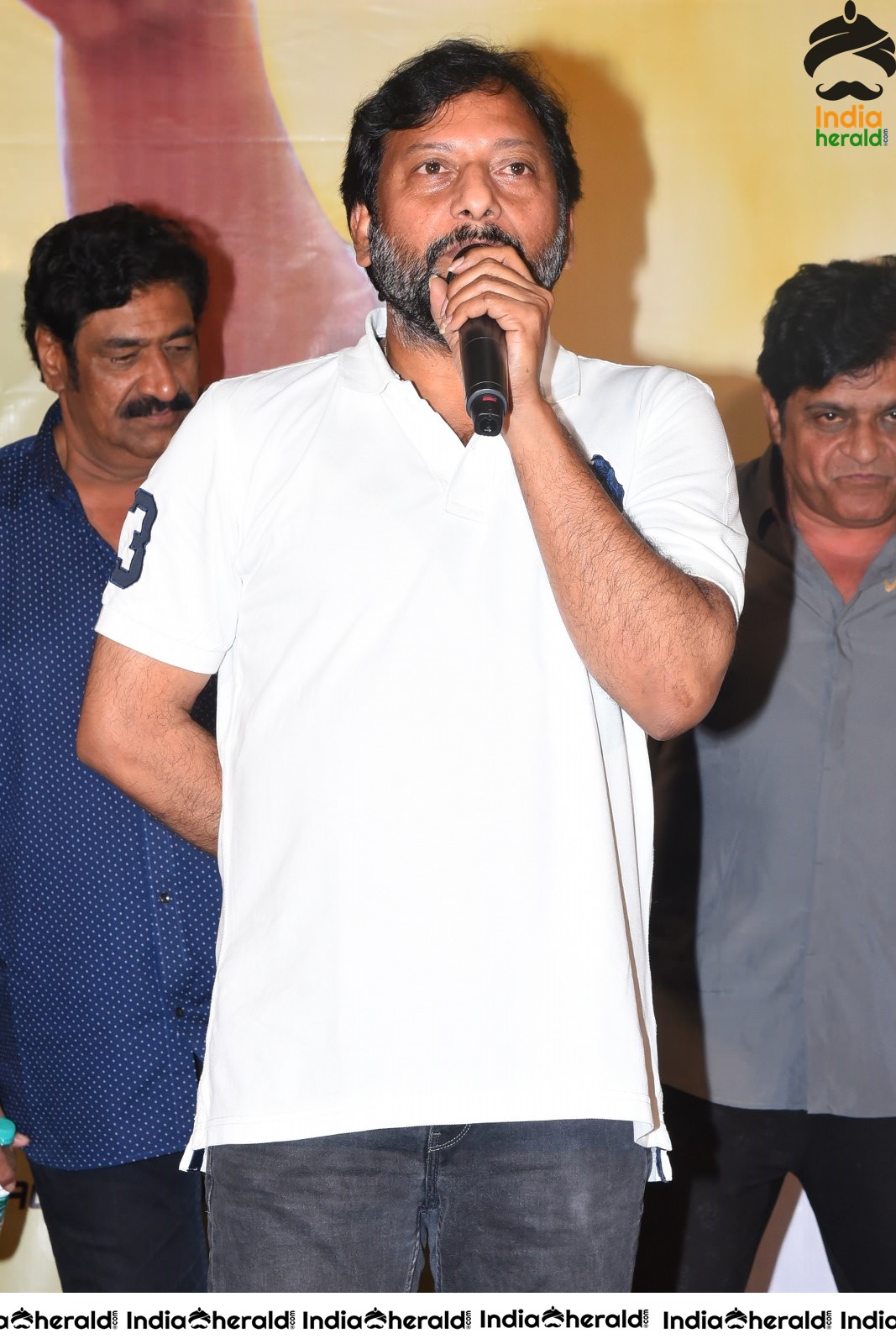 Telugu Director Speech at Ragala 24 Gantallo Song Launch Press Meet Set 1