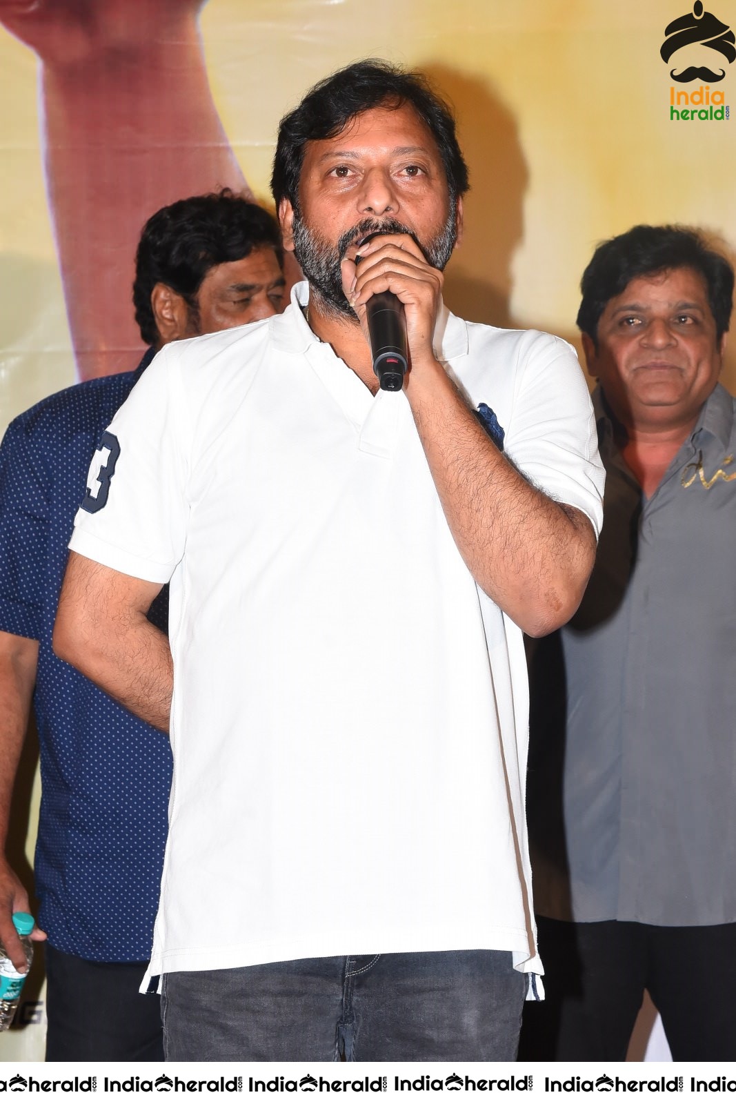 Telugu Director Speech at Ragala 24 Gantallo Song Launch Press Meet Set 1