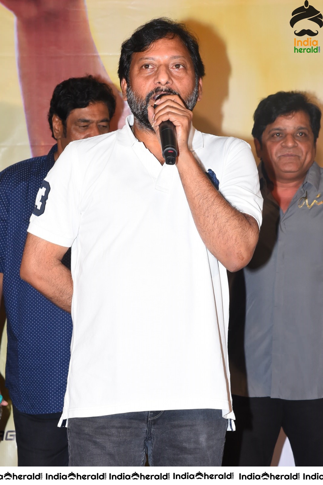 Telugu Director Speech at Ragala 24 Gantallo Song Launch Press Meet Set 1