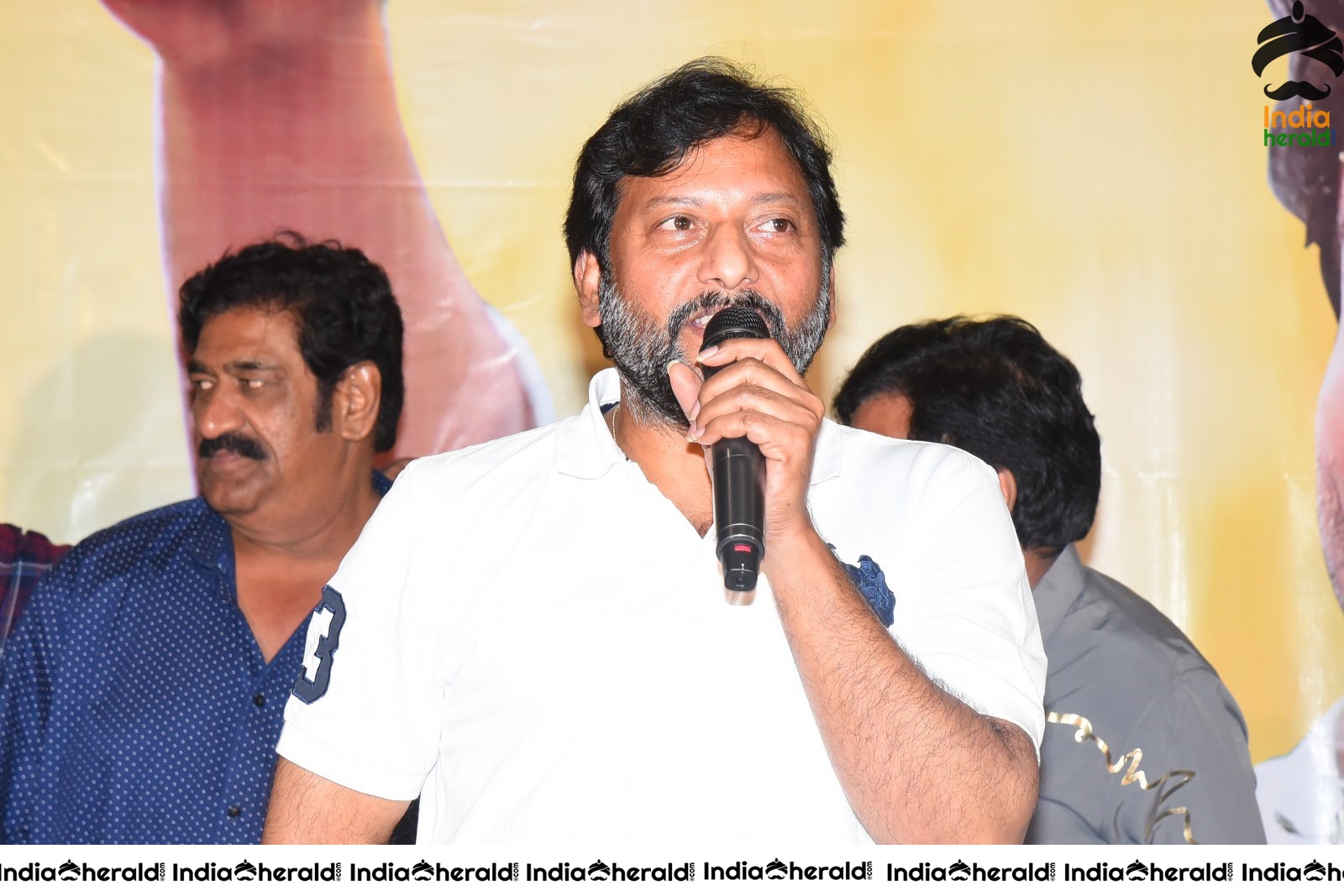 Telugu Director Speech at Ragala 24 Gantallo Song Launch Press Meet Set 1