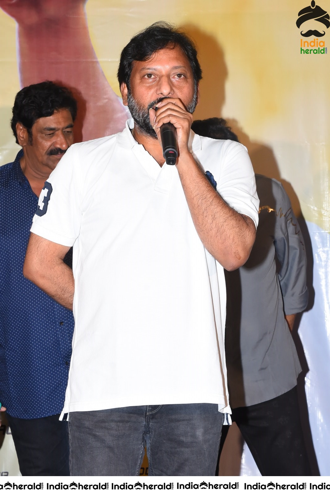 Telugu Director Speech at Ragala 24 Gantallo Song Launch Press Meet Set 1