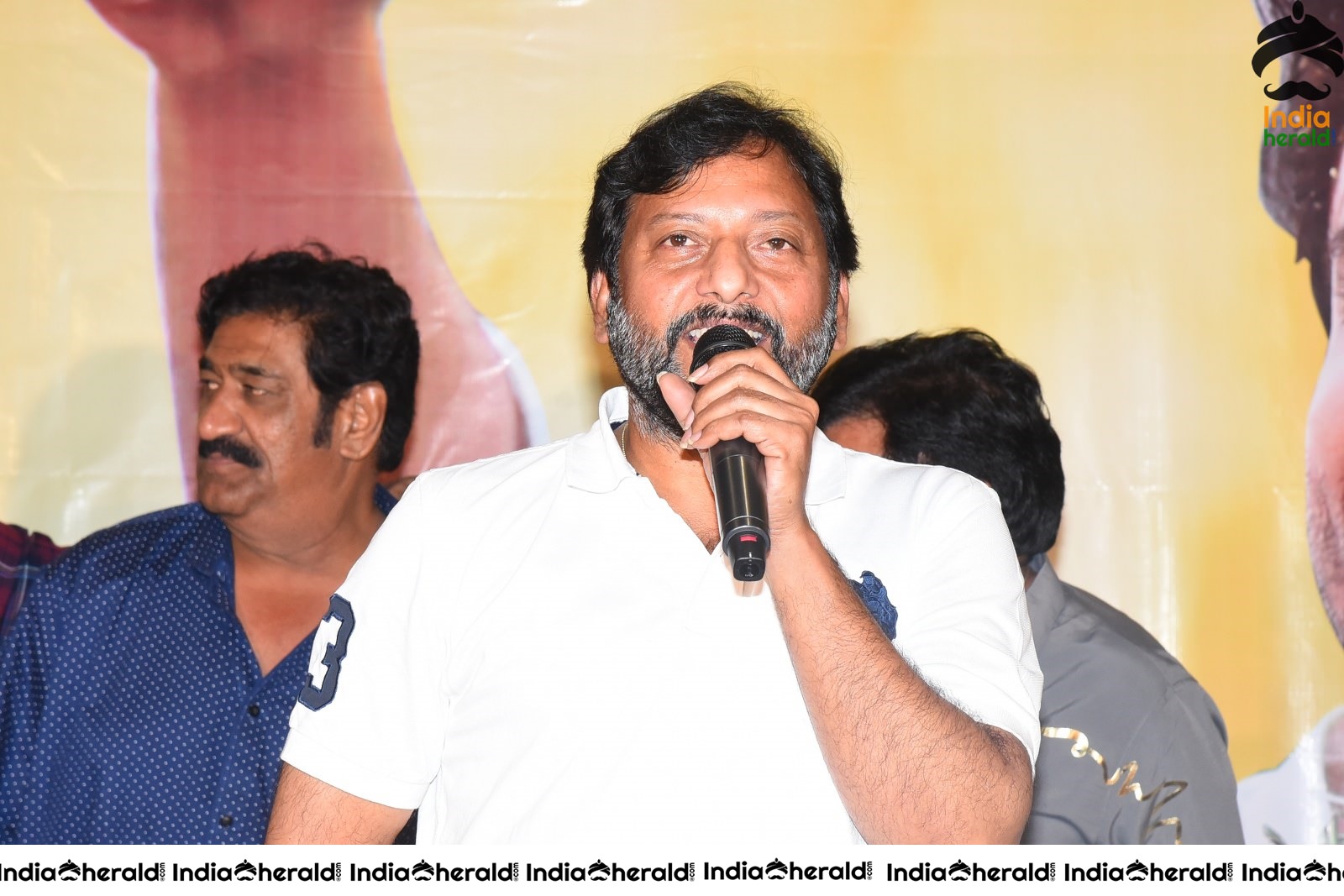 Telugu Director Speech at Ragala 24 Gantallo Song Launch Press Meet Set 1
