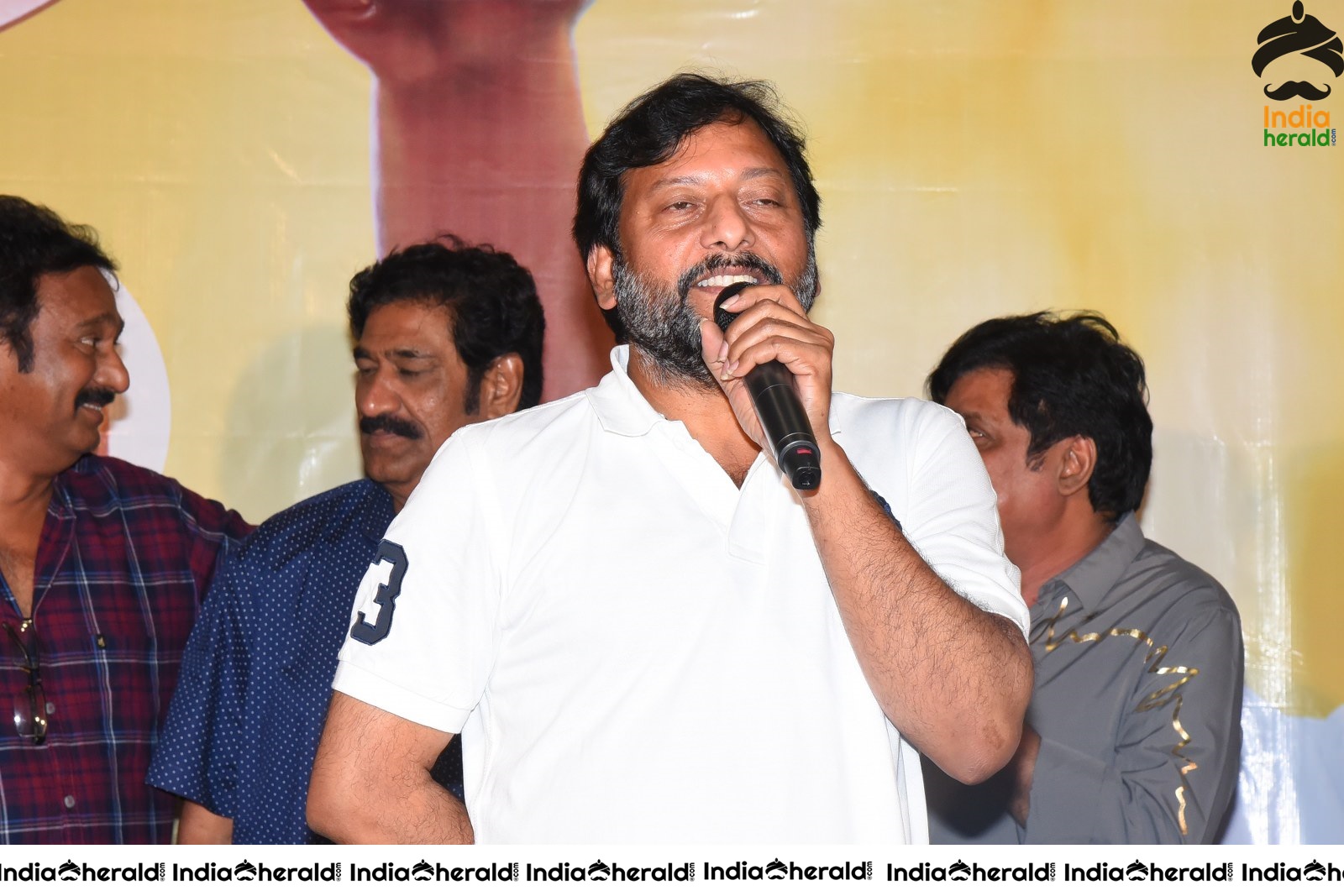 Telugu Director Speech at Ragala 24 Gantallo Song Launch Press Meet Set 1