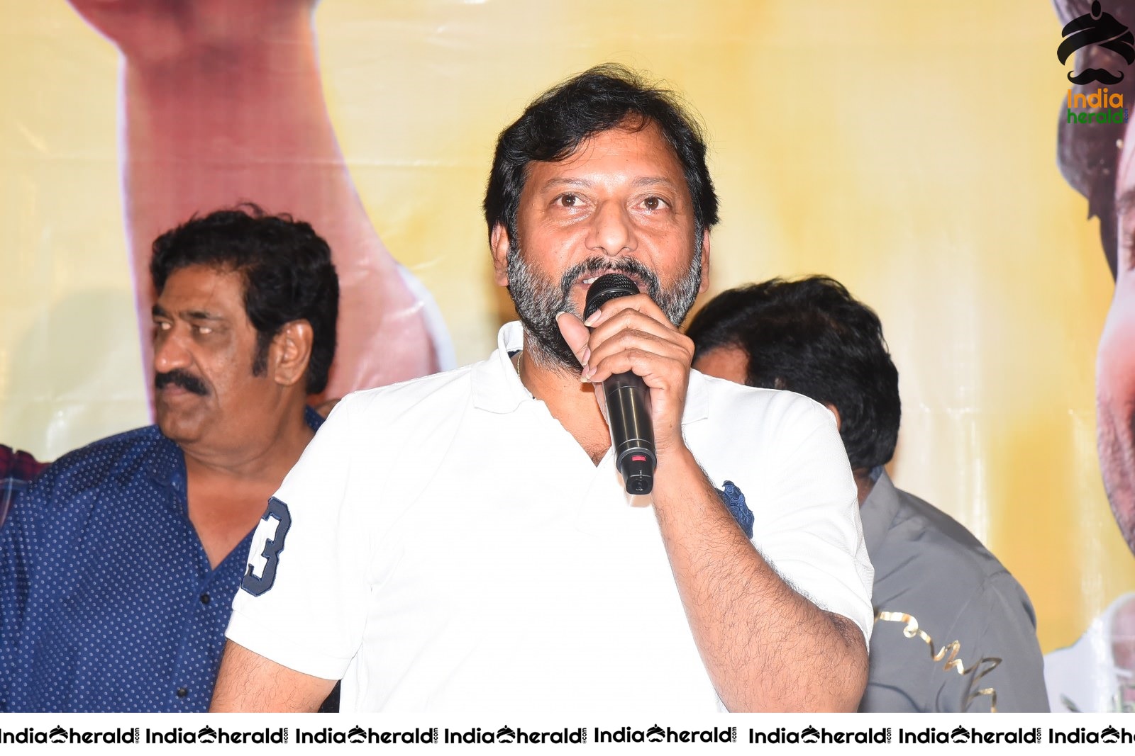 Telugu Director Speech at Ragala 24 Gantallo Song Launch Press Meet Set 1
