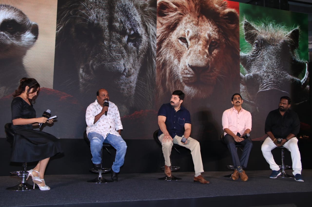 The Lion King Tamil Version Press Meet Stills