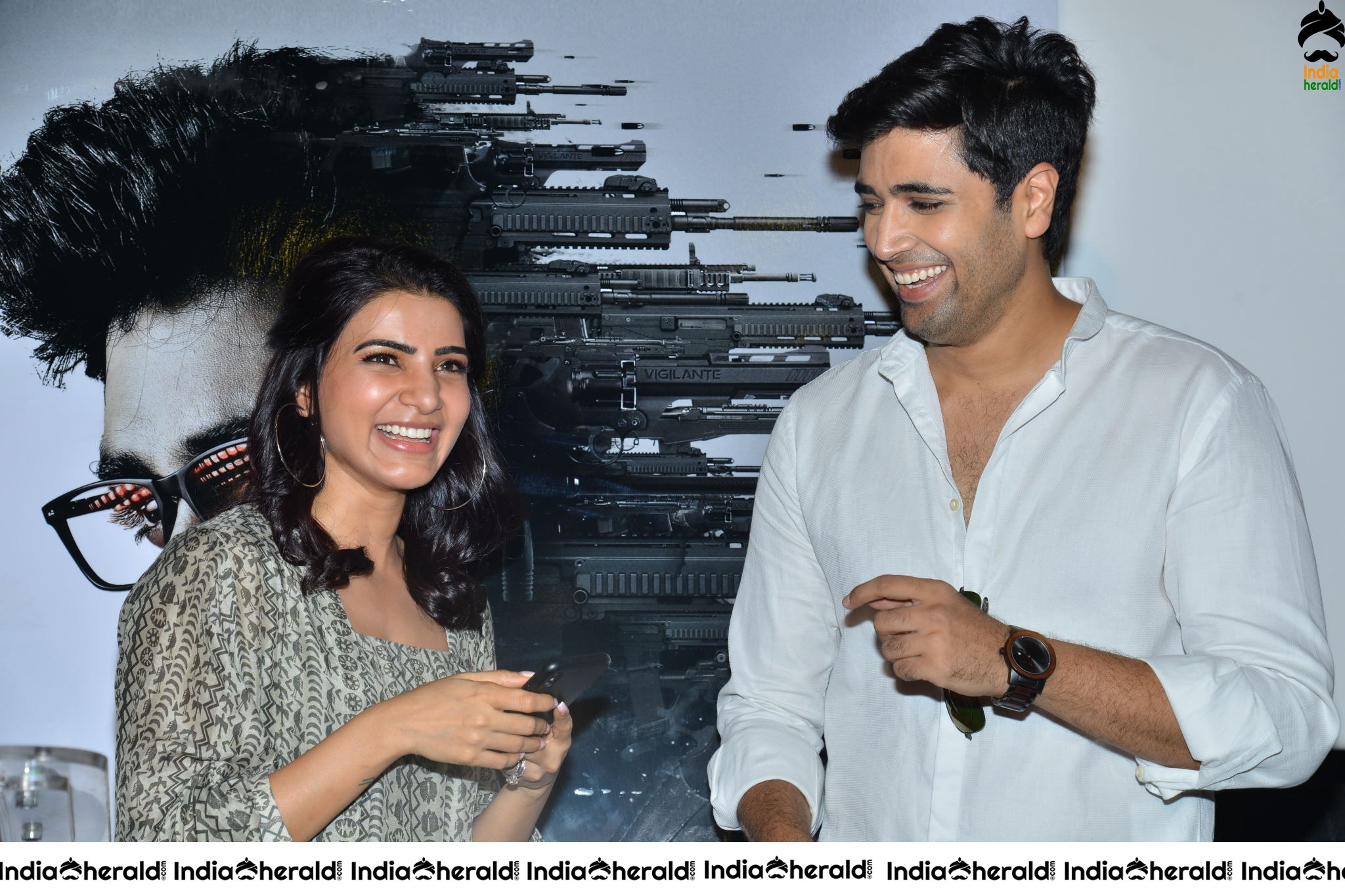 Unseen Throwback Goodachari Event Photos featuring Samantha and Adivi Sesh Set 2