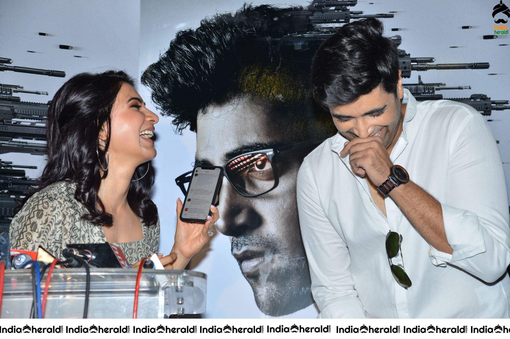 Unseen Throwback Goodachari Event Photos featuring Samantha and Adivi Sesh Set 2