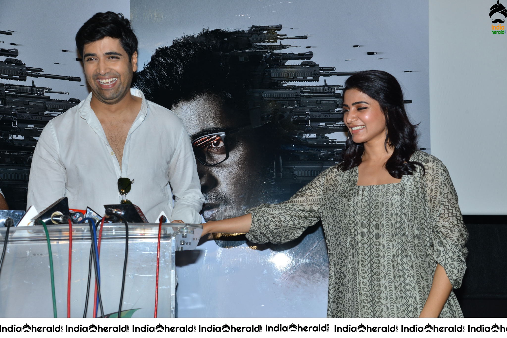 Unseen Throwback Goodachari Event Photos featuring Samantha and Adivi Sesh Set 3