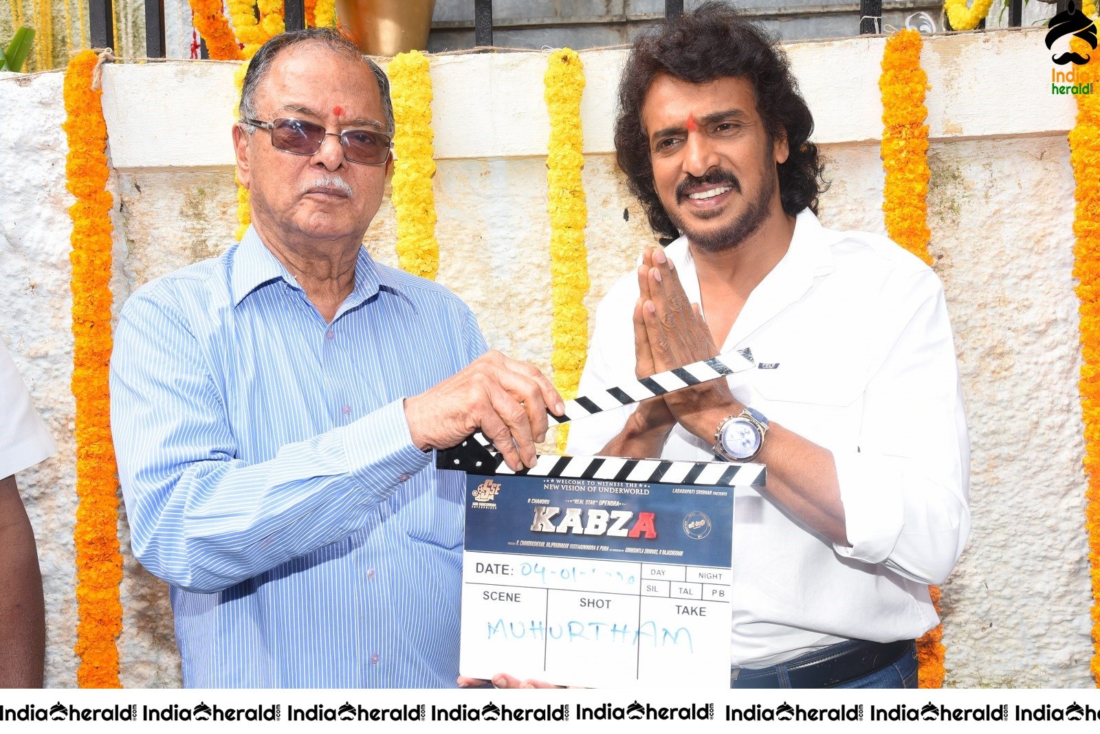 Upendra Kabza Movie Opening Stills Set 3