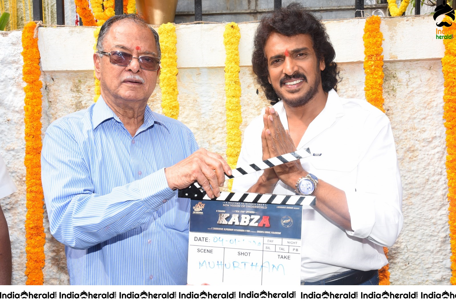 Upendra Kabza Movie Opening Stills Set 3