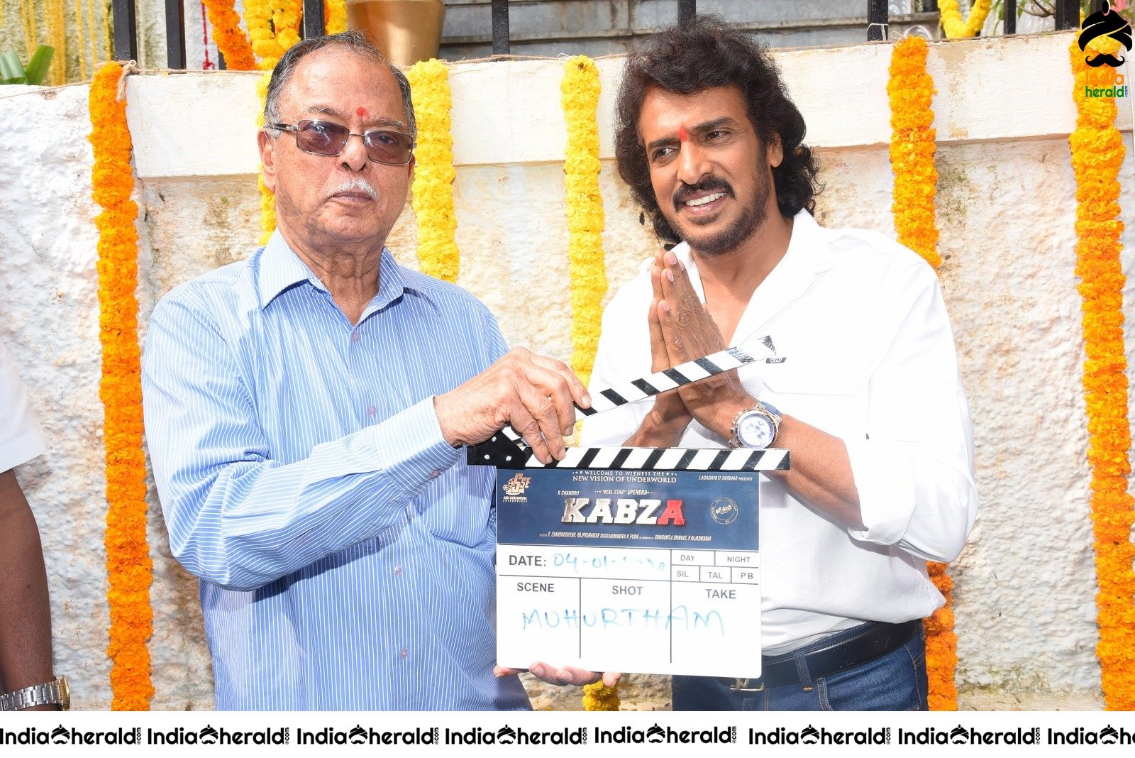 Upendra Kabza Movie Opening Stills Set 3