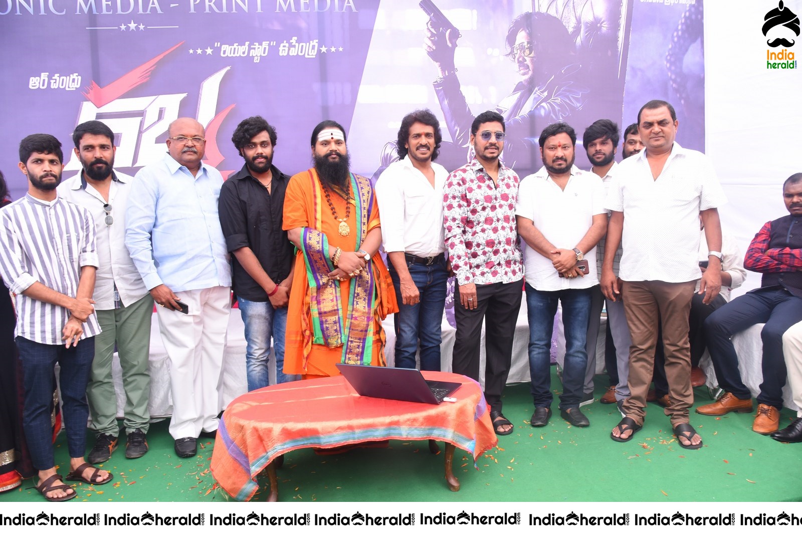 Upendra Kabza Movie Opening Stills Set 4