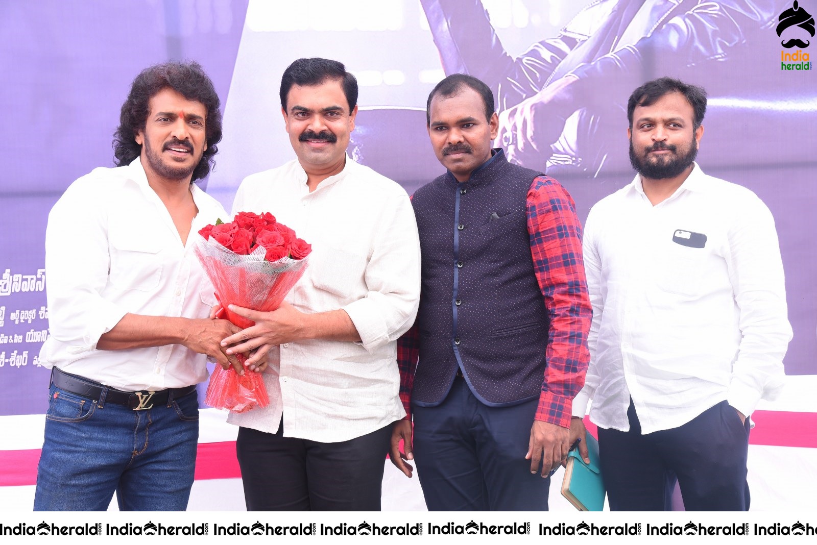 Upendra Kabza Movie Opening Stills Set 4