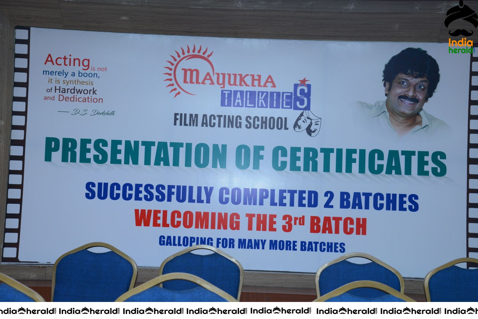 Uttj Mayukha Film Acting School Press meet Set 1