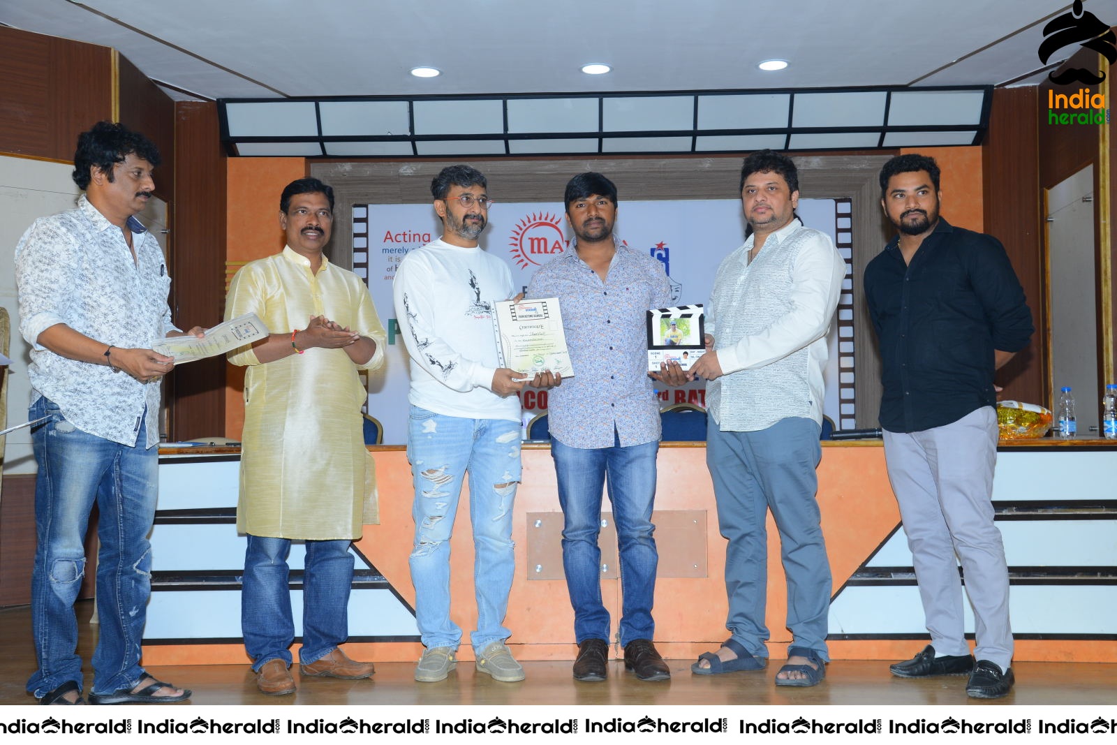 Uttj Mayukha Film Acting School Press meet Set 5