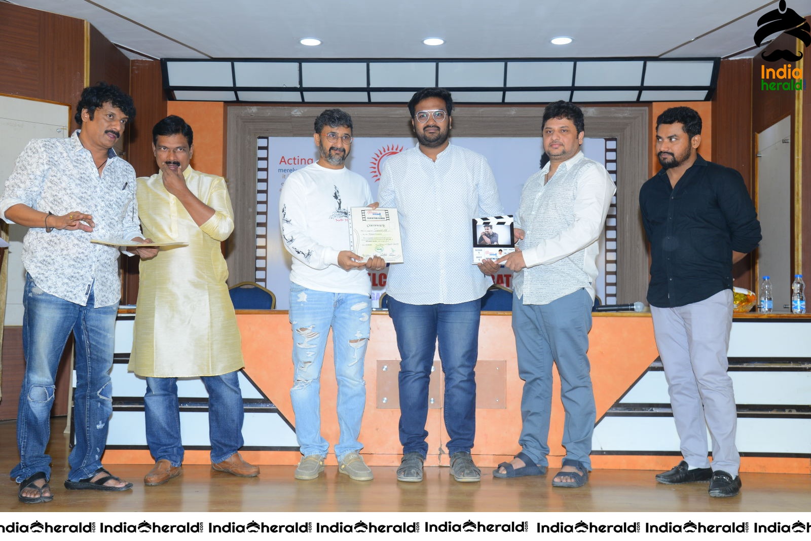 Uttj Mayukha Film Acting School Press meet Set 5