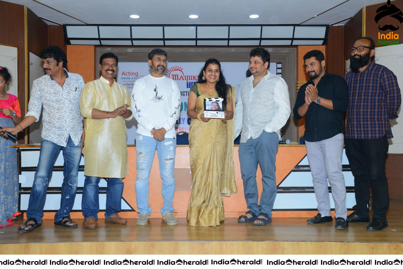 Uttj Mayukha Film Acting School Press meet Set 5