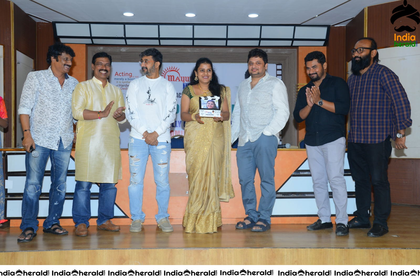 Uttj Mayukha Film Acting School Press meet Set 5