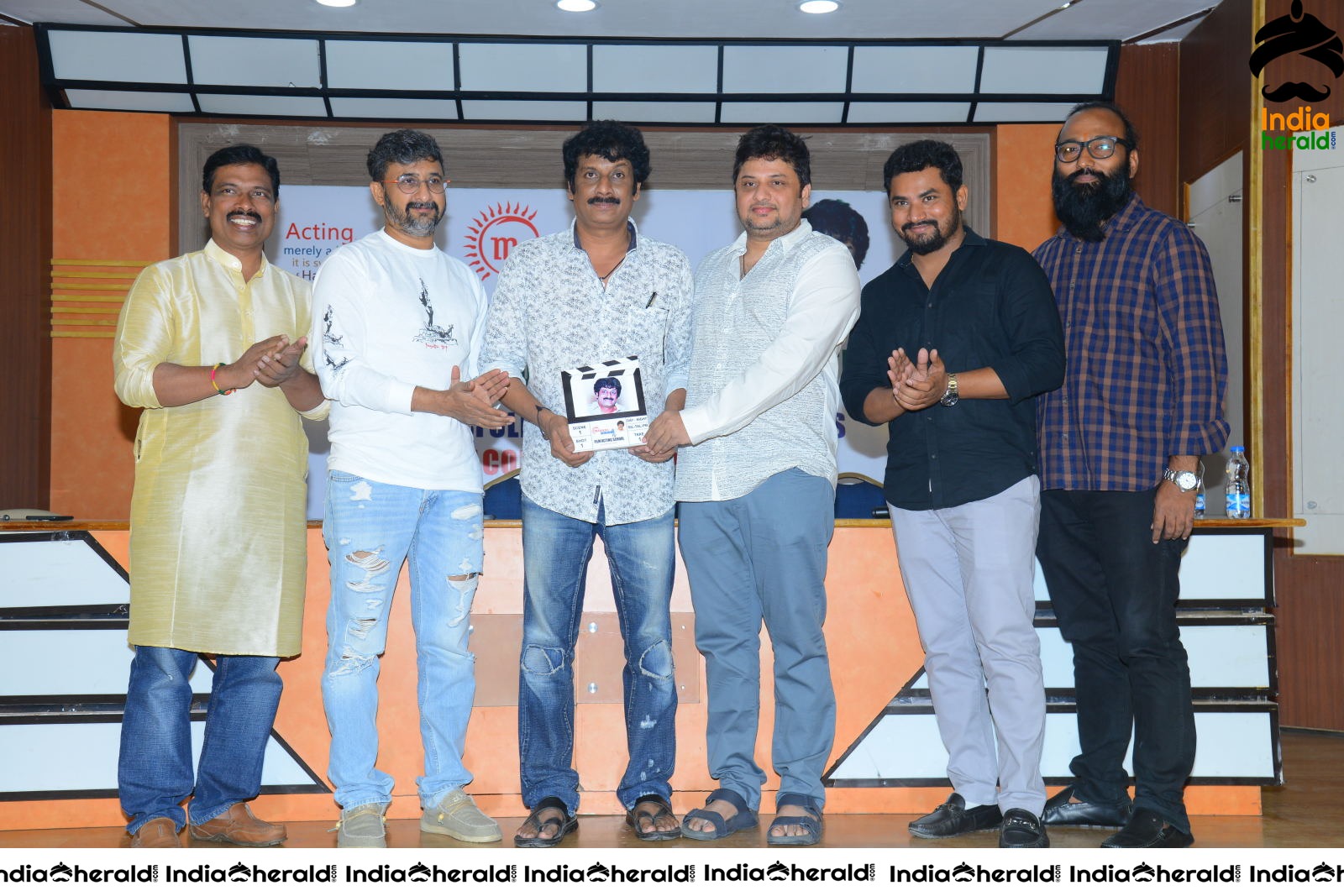 Uttj Mayukha Film Acting School Press meet Set 5