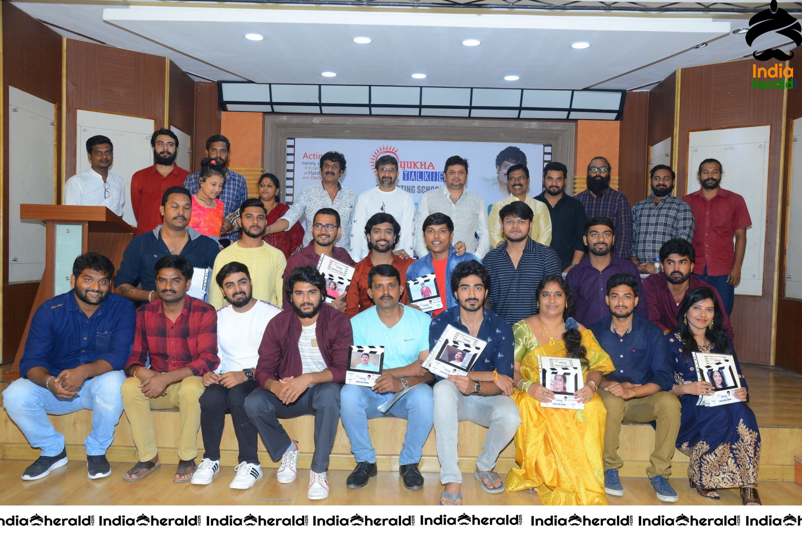 Uttj Mayukha Film Acting School Press meet Set 6