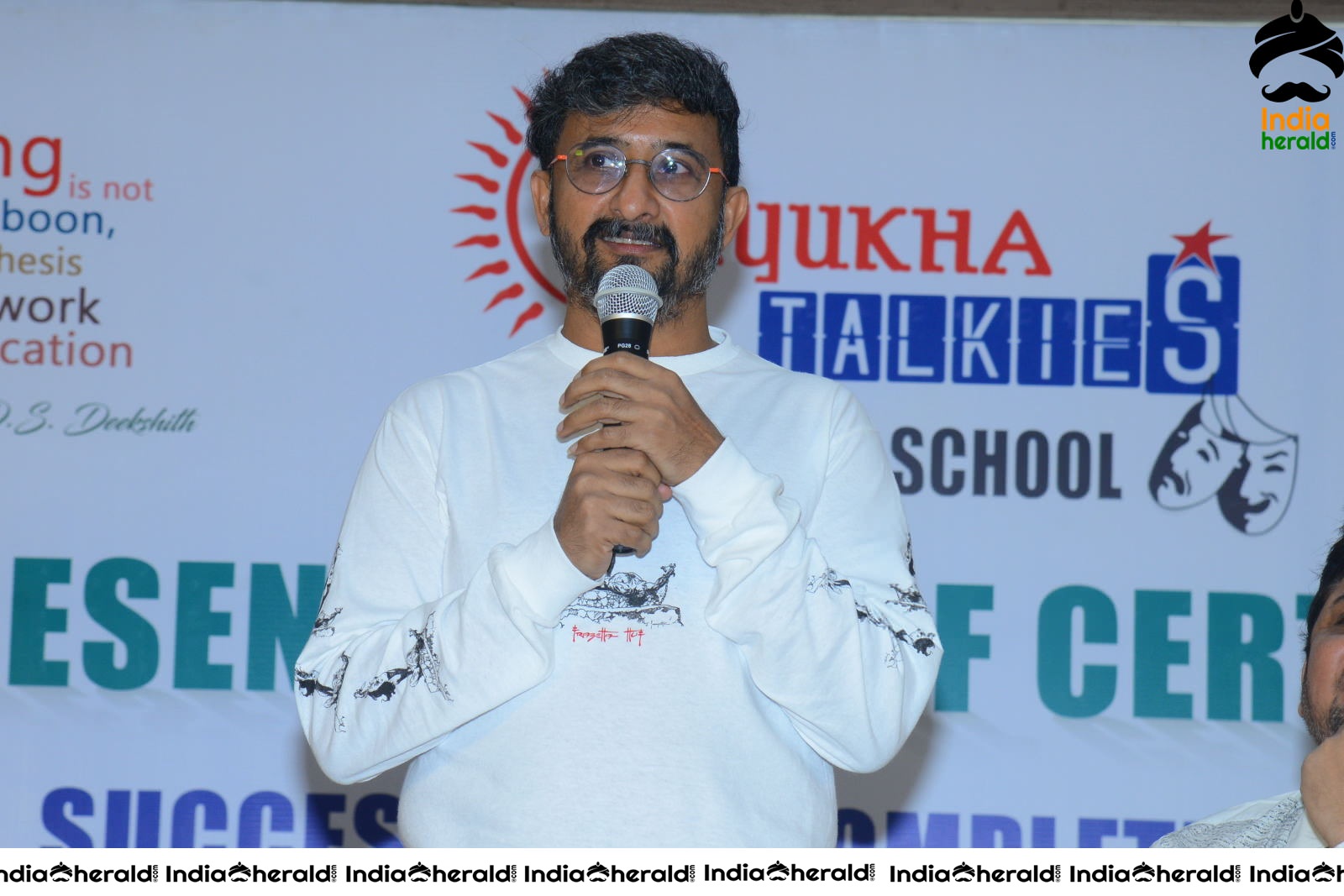 Uttj Mayukha Film Acting School Press meet Set 6