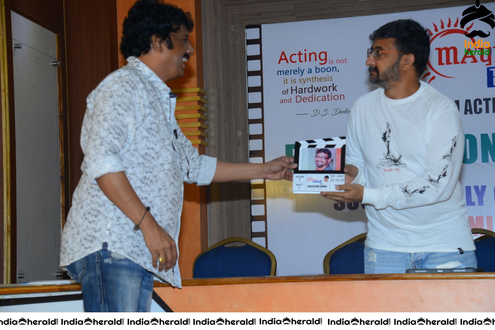 Uttj Mayukha Film Acting School Press meet Set 6