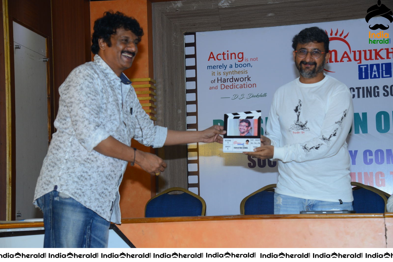 Uttj Mayukha Film Acting School Press meet Set 6