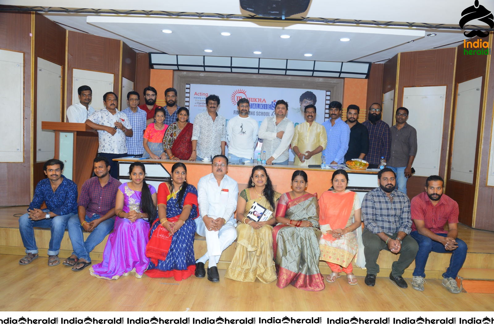 Uttj Mayukha Film Acting School Press meet Set 6