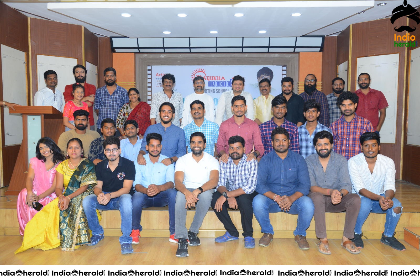 Uttj Mayukha Film Acting School Press meet Set 6