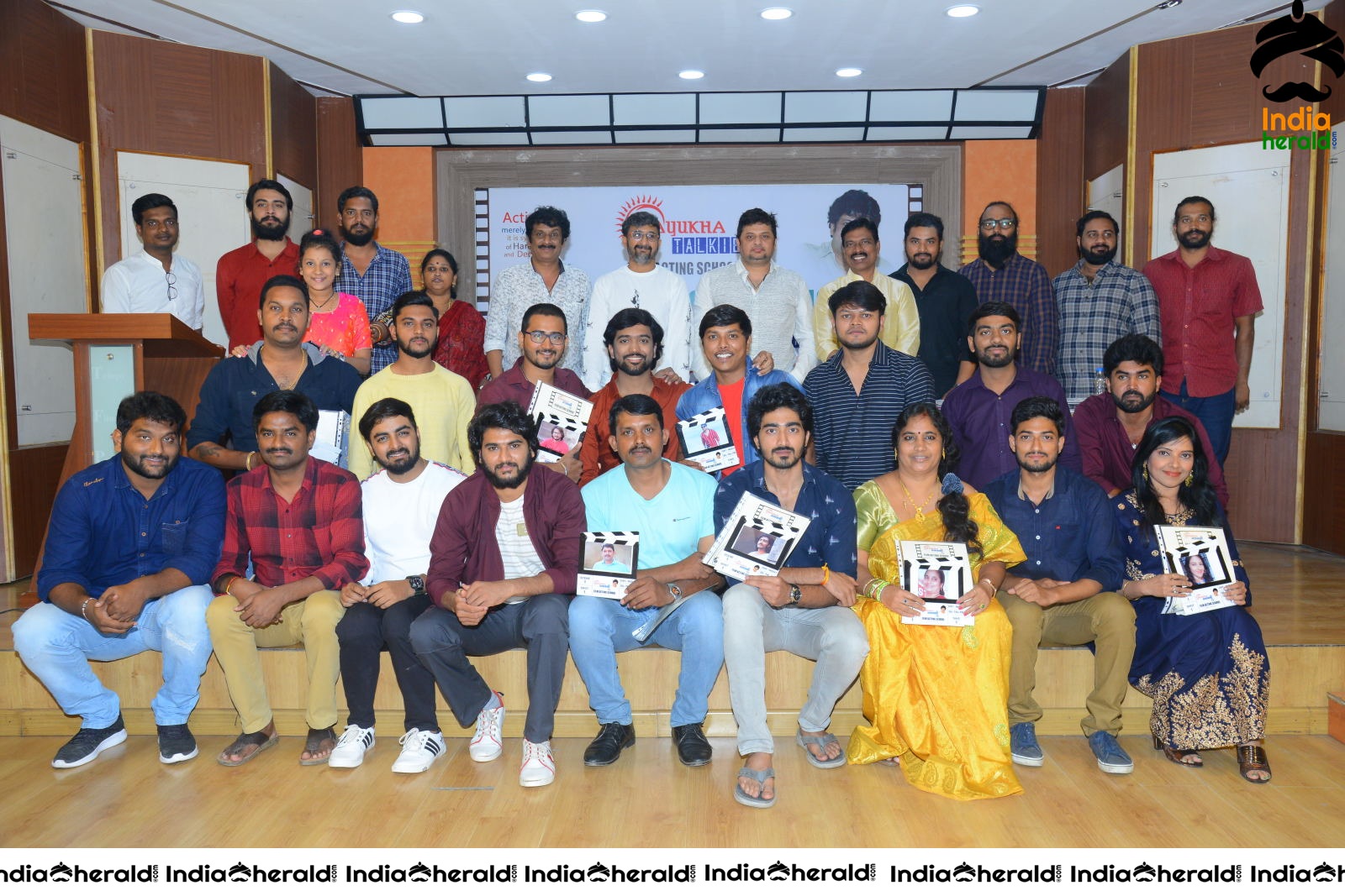 Uttj Mayukha Film Acting School Press meet Set 6