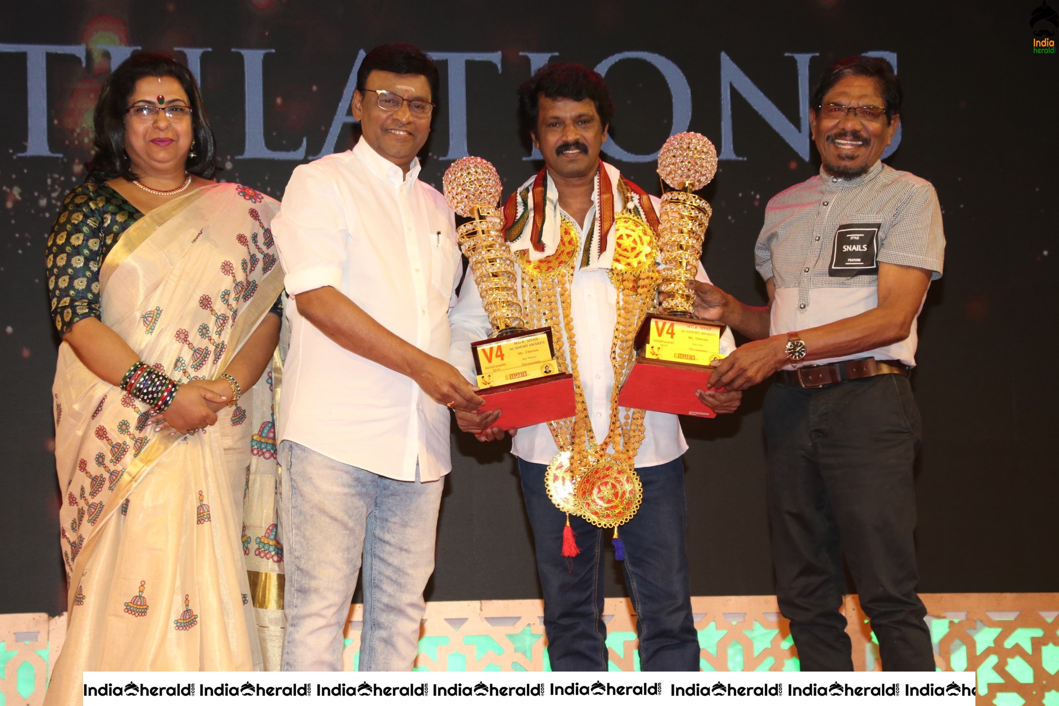 V4Academy Awards Event Photos at Chennai Set 3