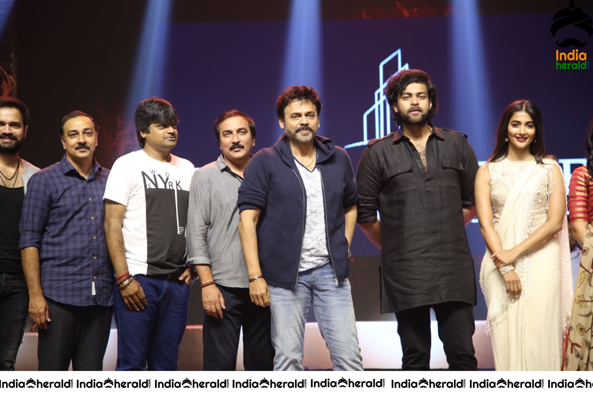 Valmiki Cast And Crew On The Stage Together Set 1