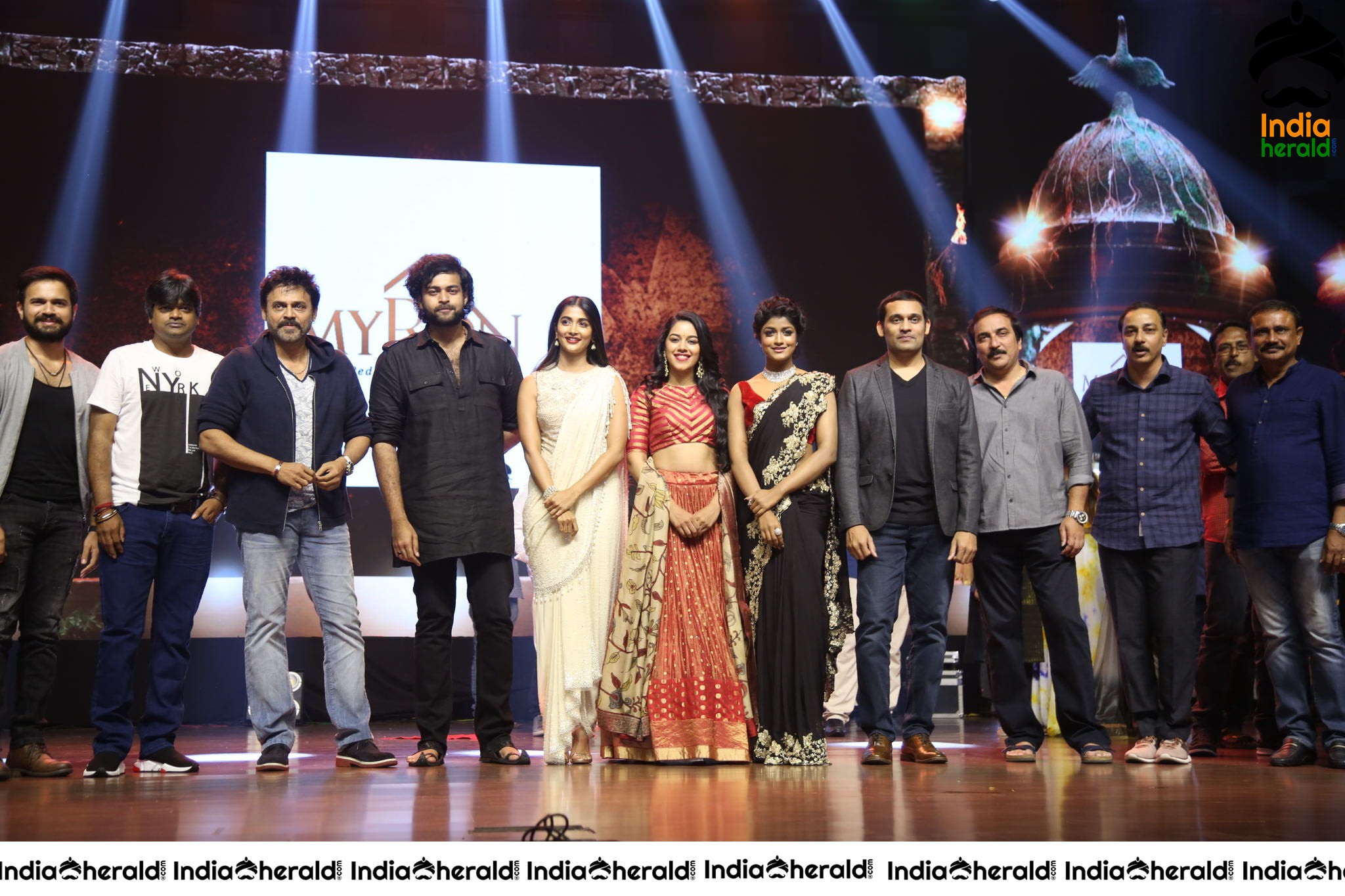 Valmiki Cast And Crew On The Stage Together Set 1