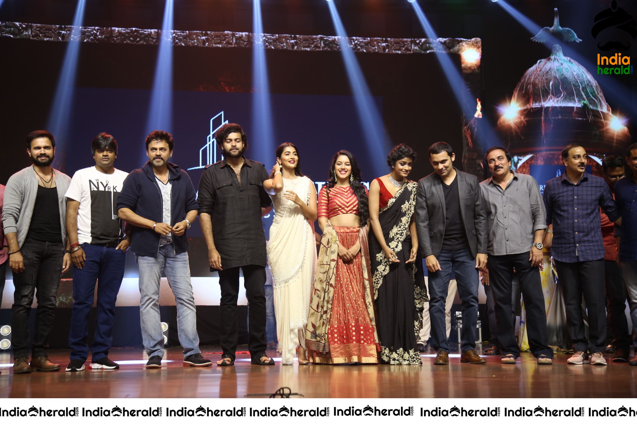 Valmiki Cast And Crew On The Stage Together Set 1