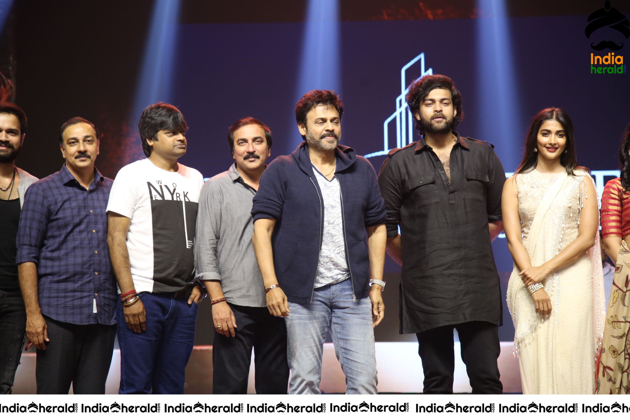 Valmiki Cast And Crew On The Stage Together Set 1