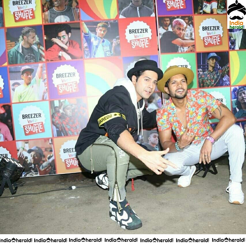 Varun Dhawan At Breezer Vivid Shuffle Hip Hop Dance Festival