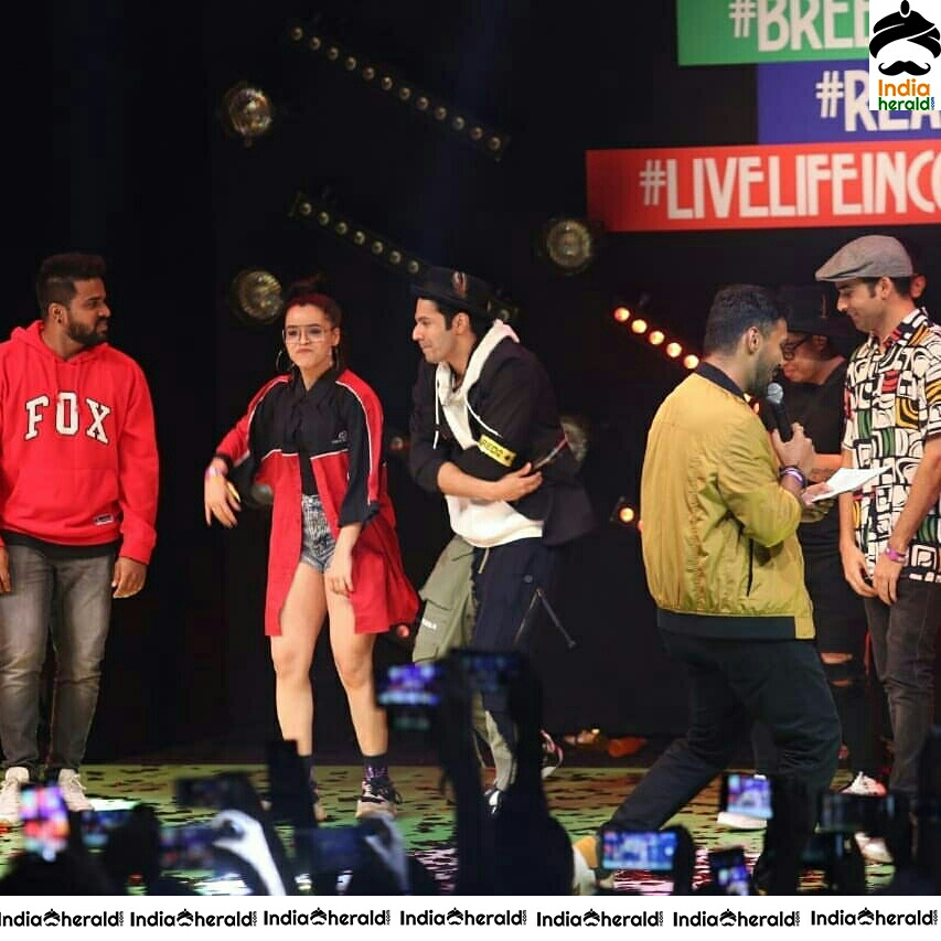 Varun Dhawan At Breezer Vivid Shuffle Hip Hop Dance Festival