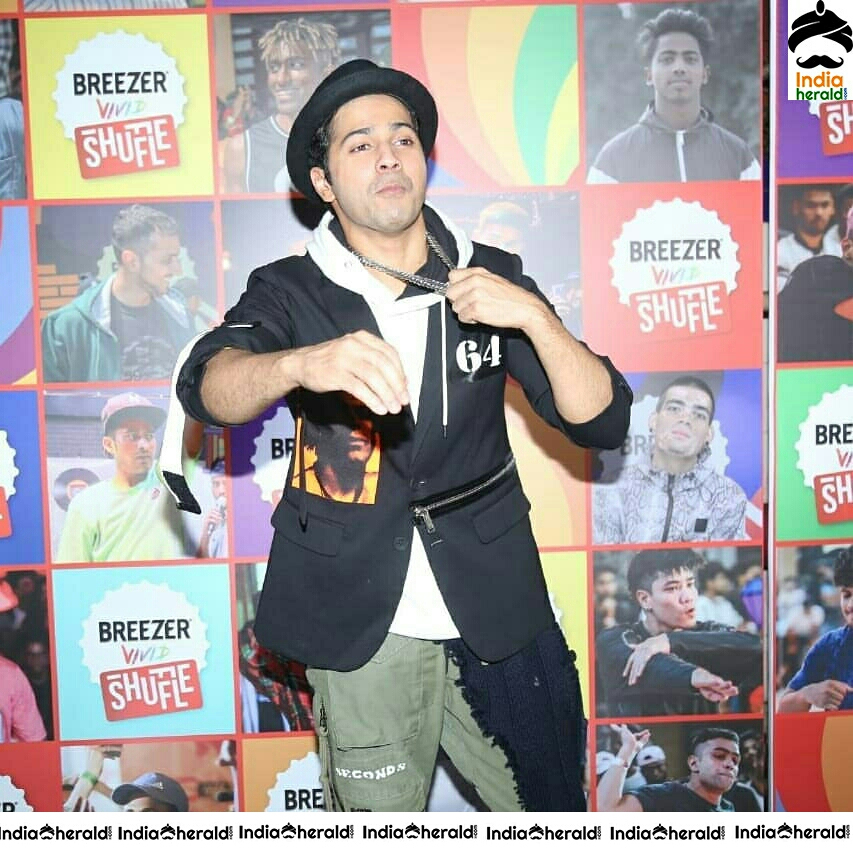 Varun Dhawan At Breezer Vivid Shuffle Hip Hop Dance Festival