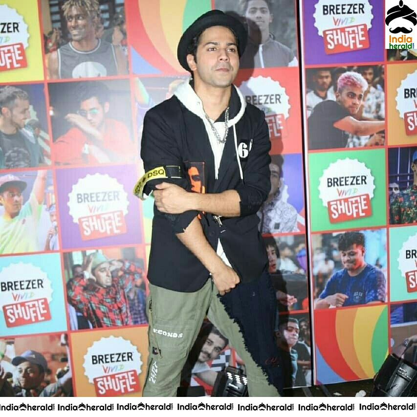 Varun Dhawan At Breezer Vivid Shuffle Hip Hop Dance Festival