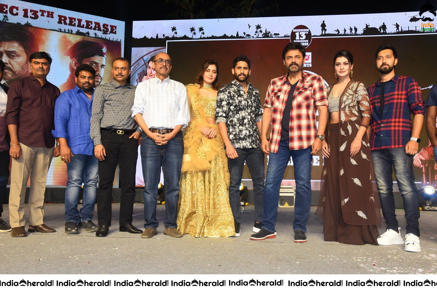 Venky Mama Pre Release Event Main Group Photos