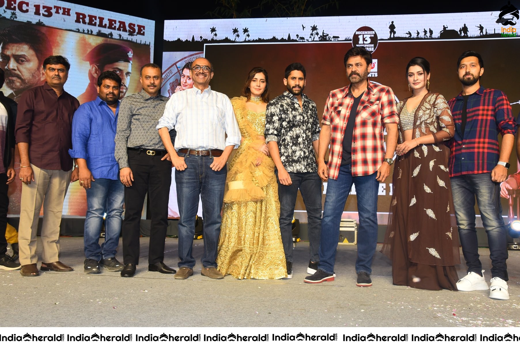 Venky Mama Pre Release Event Main Group Photos