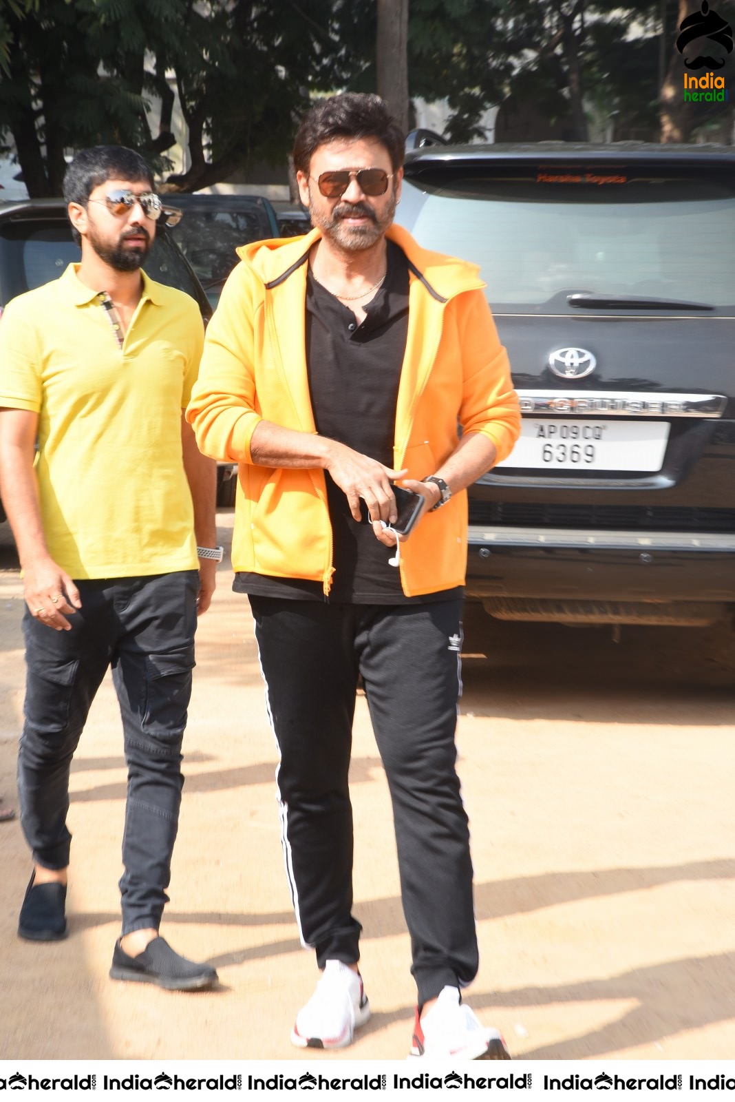 Venky Mama Team starts their Bus Tour Set 1