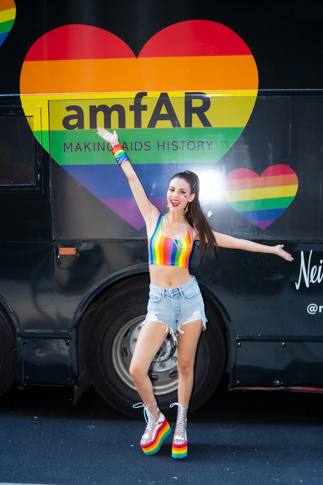 Victoria Justice In World Pride March In NYC Set 1