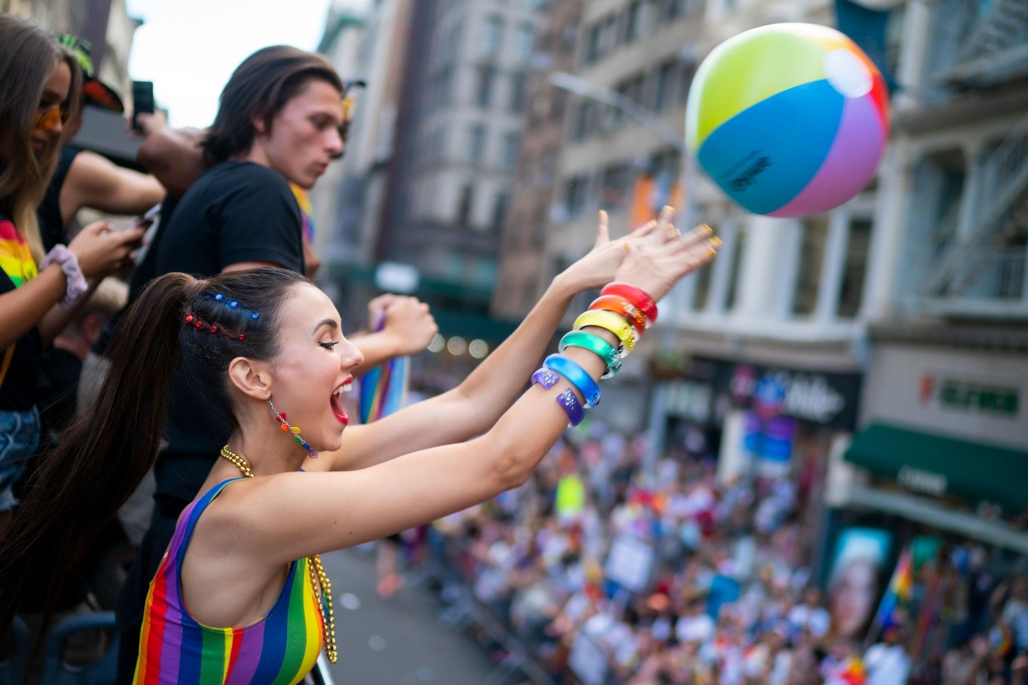 Victoria Justice In World Pride March In NYC Set 1