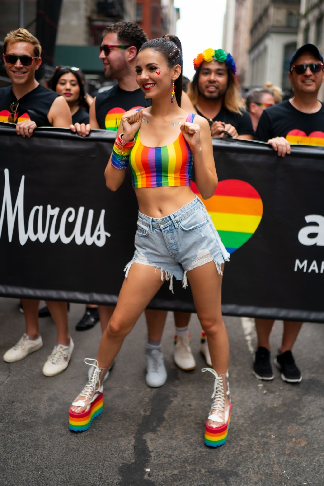 Victoria Justice In World Pride March In NYC Set 1