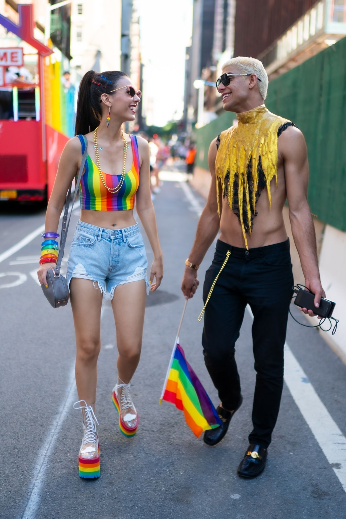 Victoria Justice In World Pride March In NYC Set 1