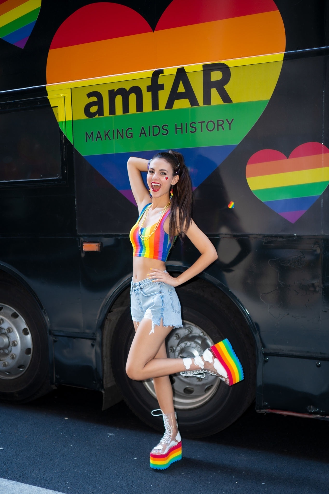 Victoria Justice In World Pride March In NYC Set 1