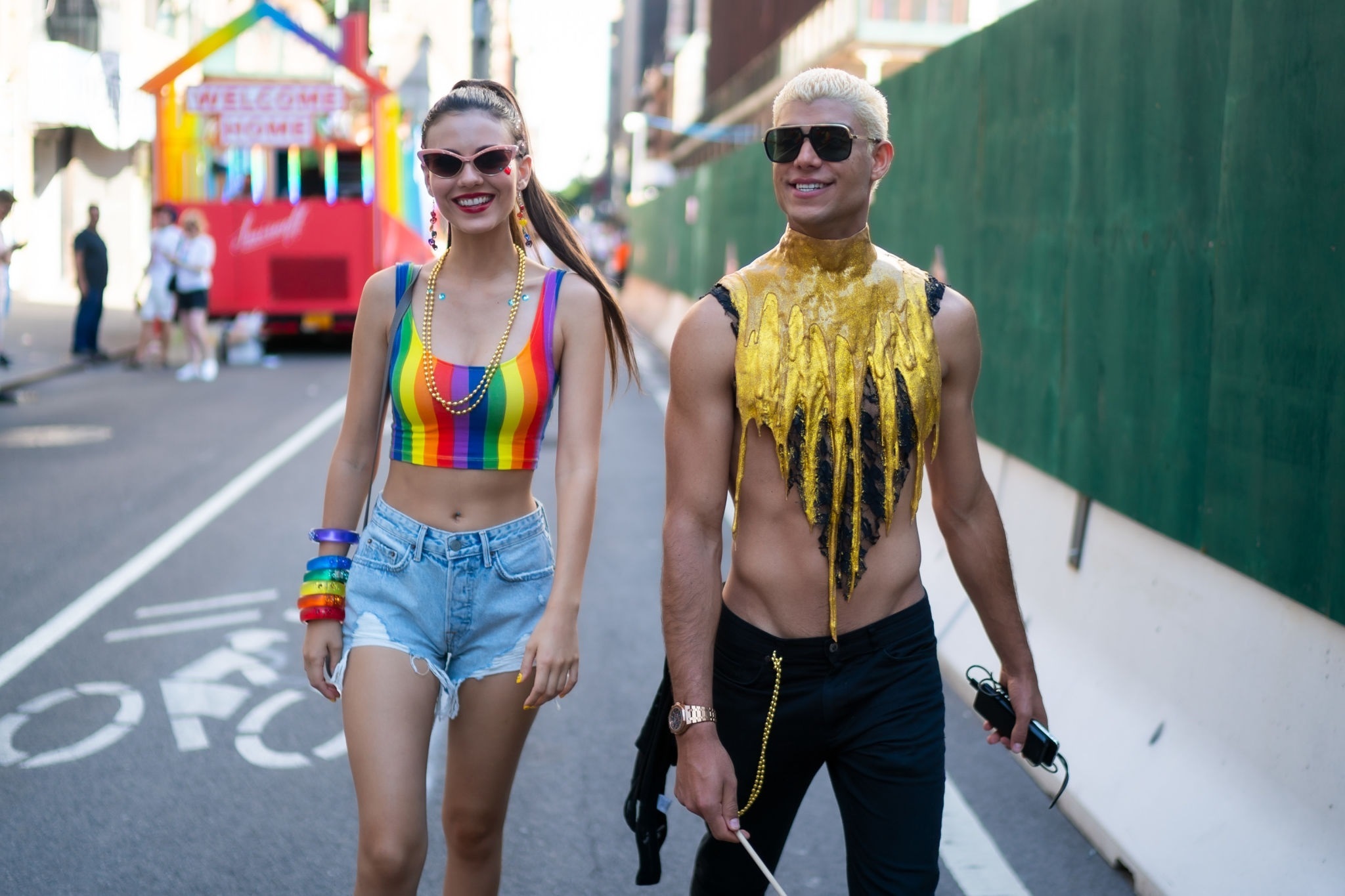 Victoria Justice In World Pride March In NYC Set 1